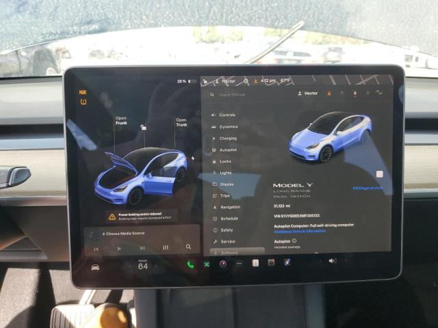 2021 Tesla Model Y მანქანა იყიდება აუქციონზე, vin: 5YJYGDEE3MF305123, აუქციონის ნომერი: 50337835