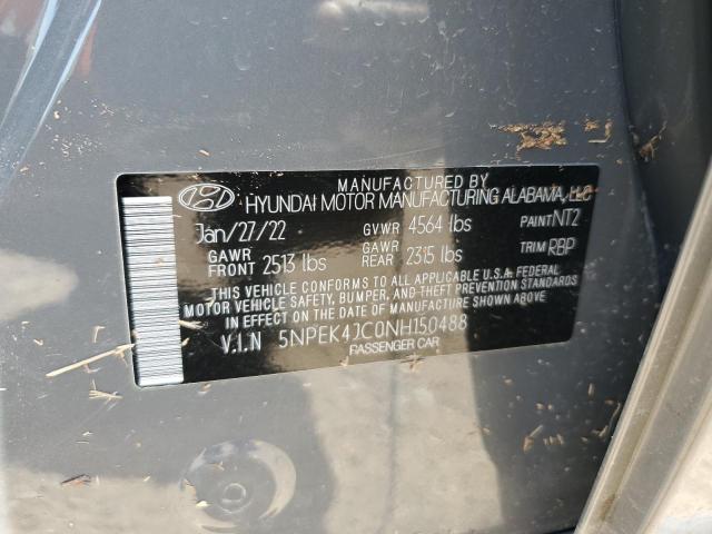 Продаж на аукціоні авто 2022 Hyundai Sonata N L, vin: 5NPEK4JC0NH150488, номер лоту: 51620865