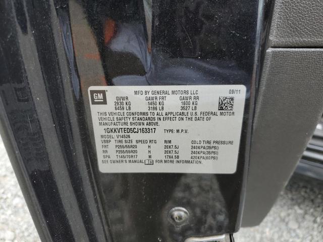 Продаж на аукціоні авто 2012 Gmc Acadia Den, vin: 1GKKVTED5CJ163317, номер лоту: 53434845