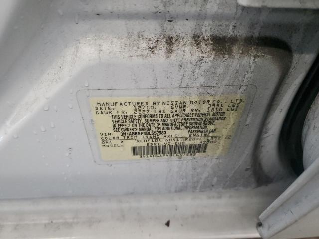 Продажа на аукционе авто 2011 Nissan Sentra, vin: 3N1AB6AP4BL657583, номер лота: 54491715