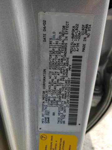 Aukcja sprzedaży 2002 Lexus Rx, vin: JTJHF10U420272867, numer aukcji: 54495455