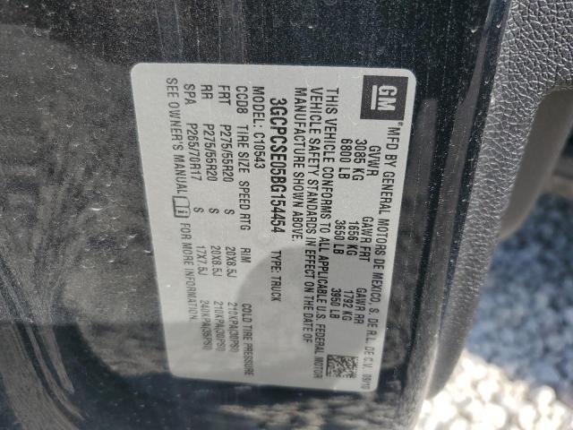 Продаж на аукціоні авто 2011 Chevrolet Silverado, vin: 3GCPCSE05BG154454, номер лоту: 52640825