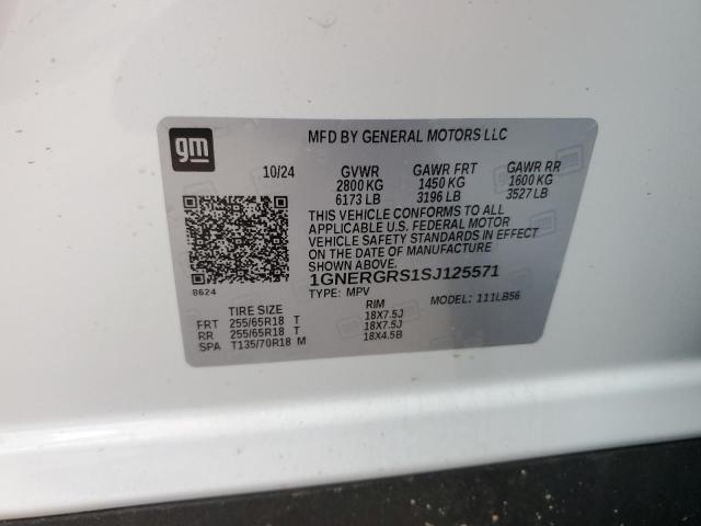 Продажа на аукционе авто 2025 Chevrolet Traverse L, vin: 1GNERGRS1SJ125571, номер лота: 50612075