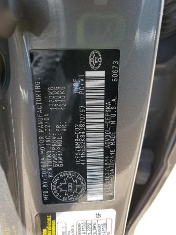 Продаж на аукціоні авто 2004 Toyota Camry, vin: 4T1BE32K84U870793, номер лоту: 54753555