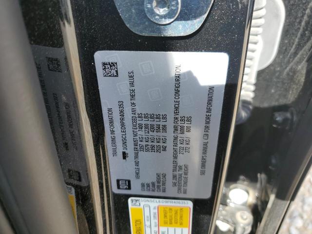 54219945 :رقم المزاد ، 1GNSCLED9PR406353 vin ، 2023 Chevrolet Tahoe مزاد بيع