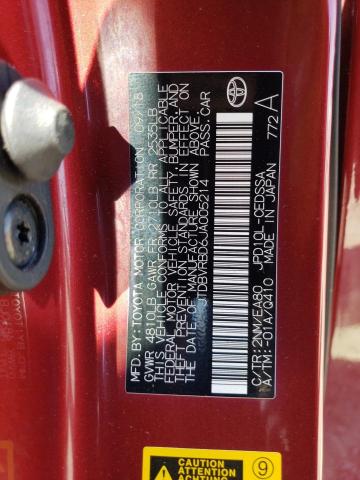 53650945 :رقم المزاد ، JTDBVRBD6JA005214 vin ، 2018 Toyota Mirai مزاد بيع