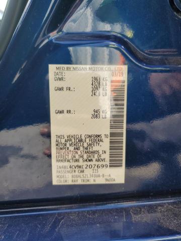 Aukcja sprzedaży 2019 Nissan Altima, vin: 1N4BL4CV9KC207699, numer aukcji: 51347855