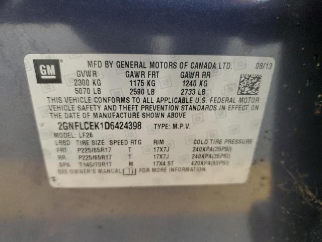 2013 Chevrolet Equinox Ls მანქანა იყიდება აუქციონზე, vin: 2GNFLCEK1D6424398, აუქციონის ნომერი: 54610245