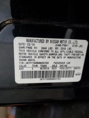 Aukcja sprzedaży 2016 Infiniti Q50 Red Sp, vin: JN1FV7AR8GM450745, numer aukcji: 54018795