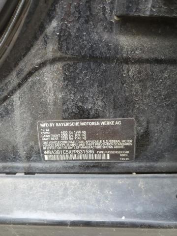 Продажа на аукционе авто 2015 Bmw 320 I, vin: WBA3B1C5XFP831586, номер лота: 54100965
