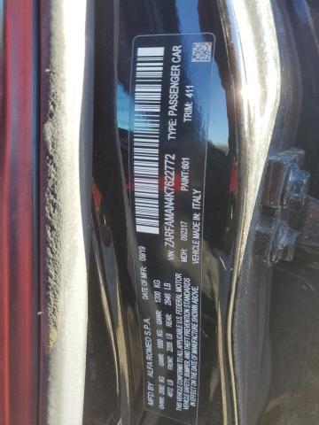 Aukcja sprzedaży 2019 Alfa Romeo Giulia, vin: ZARFAMAN4K7622772, numer aukcji: 55380795