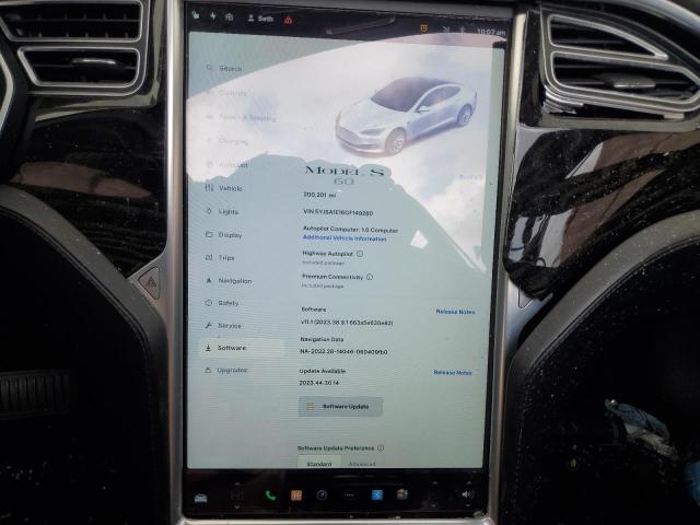 52418215 :رقم المزاد ، 5YJSA1E16GF149280 vin ، 2016 Tesla Model S مزاد بيع