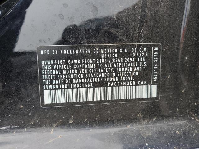 55333705 :رقم المزاد ، 3VWBM7BU9PM024386 vin ، 2023 Volkswagen Jetta Sport مزاد بيع