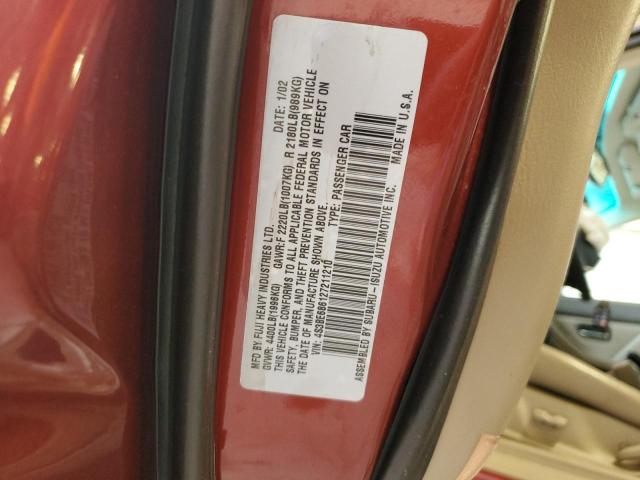 Auction sale of the 2002 Subaru Legacy, vin: 4S3BE686127211210, lot number: 53130365