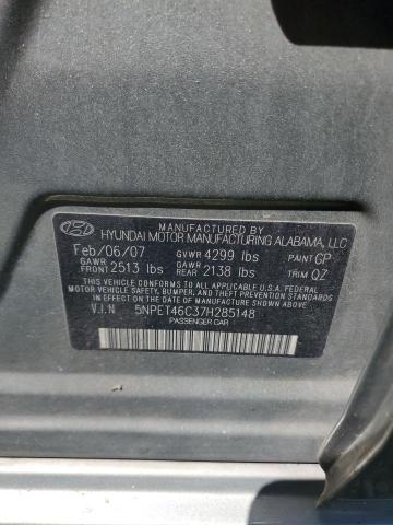 Aukcja sprzedaży 2007 Hyundai Sonata Gls, vin: 5NPET46C37H285148, numer aukcji: 53692585