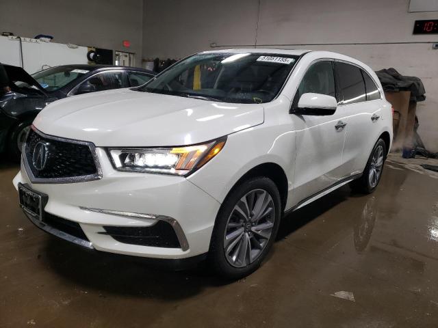 51051155 :رقم المزاد ، 5J8YD4H50HL005242 vin ، 2017 Acura Mdx Techno مزاد بيع