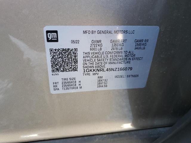 Продажа на аукционе авто 2022 Gmc Acadia Sle, vin: 1GKKNRL45NZ166079, номер лота: 53579695