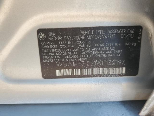 52042885 :رقم المزاد ، WBAPH7C51AE130197 vin ، 2010 Bmw 328 مزاد بيع