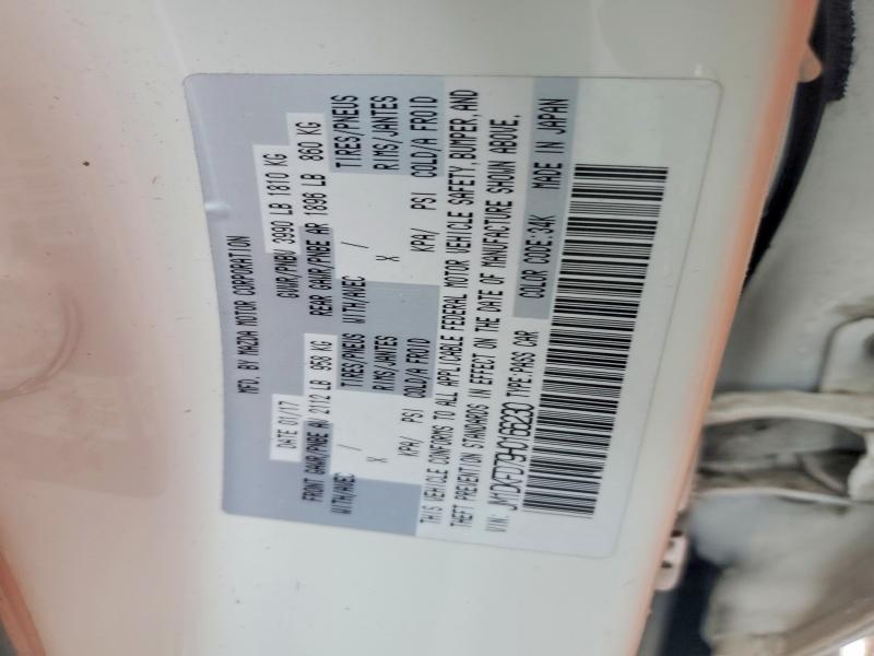50673496 :رقم المزاد ، JM1DKFD79H0166230 vin ، 2017 Mazda Cx-3 مزاد بيع