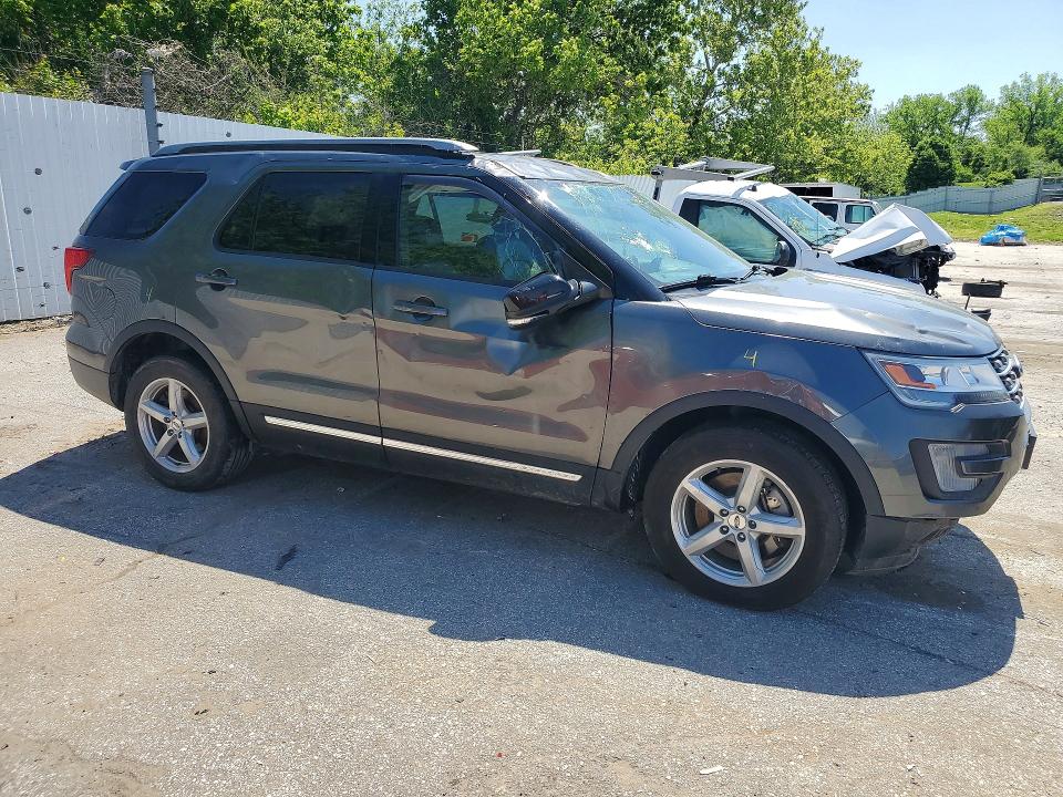 51644456 :رقم المزاد ، 1FM5K8D88HGE10283 vin ، 2017 Ford Explorer مزاد بيع