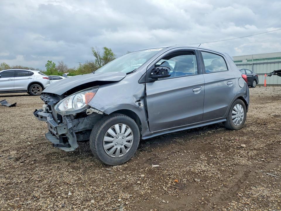 2019 Mitsubishi Mirage მანქანა იყიდება აუქციონზე, vin: ML32A3HJ3KH013689, აუქციონის ნომერი: 50430896