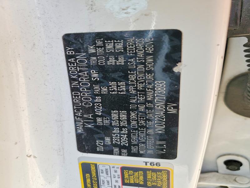 Aukcja sprzedaży 2022 Kia Soul, vin: KNDJ23AU6N7173893, numer aukcji: 49323396