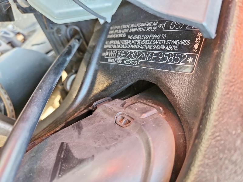 Aukcja sprzedaży 2022 Bmw S 1000, vin: WB10E2302N6F95852, numer aukcji: 50752396