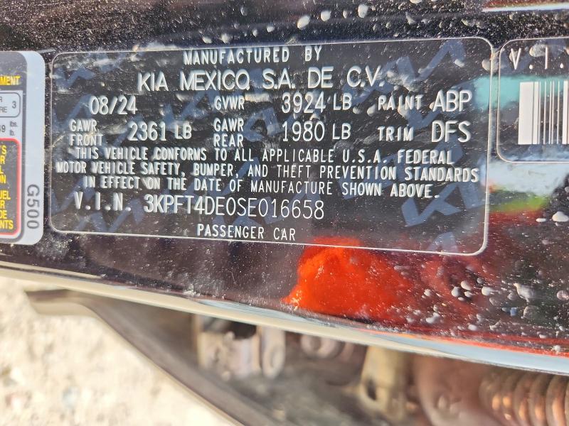 Продажа на аукционе авто 2025 Kia K4, vin: 3KPFT4DE0SE016658, номер лота: 49334396