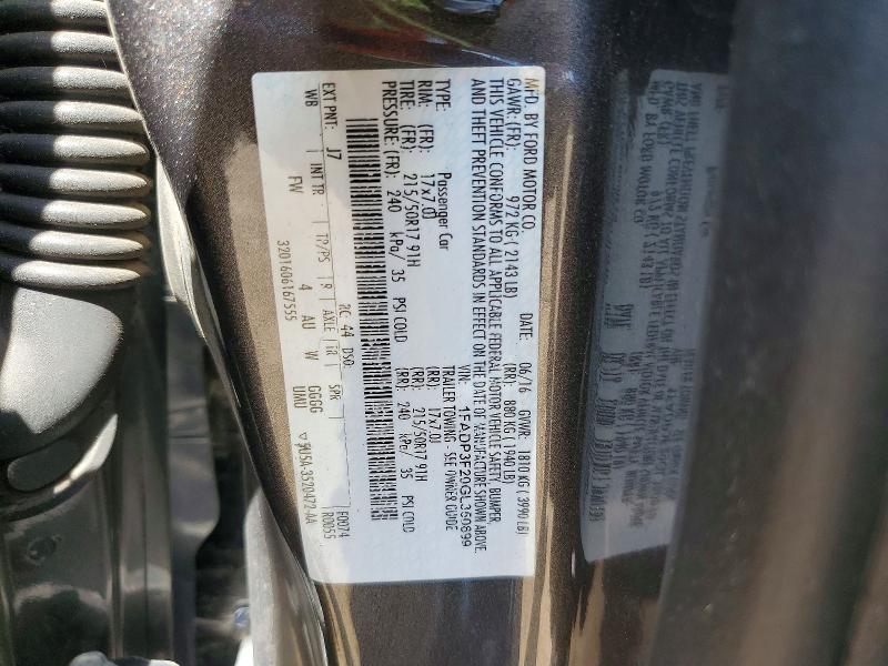 Aukcja sprzedaży 2016 Ford Focus, vin: 1FADP3F20GL350699, numer aukcji: 51002446