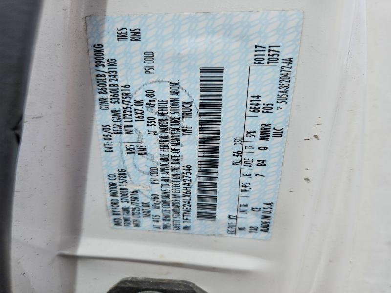 51353246 :رقم المزاد ، 1FTNE24LX6HA27546 vin ، 2006 Ford Econoline مزاد بيع