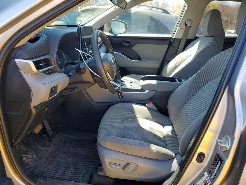 49587526 :رقم المزاد ، 5TDKDRAH4PS020586 vin ، 2023 Toyota Highlander مزاد بيع