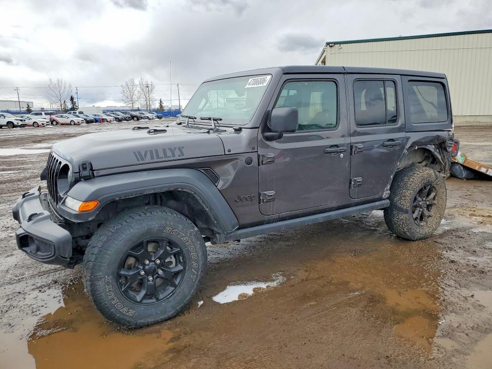 47086806 :رقم المزاد ، 1C4HJXDM7MW823680 vin ، 2021 Jeep Wrangler Unlimited مزاد بيع