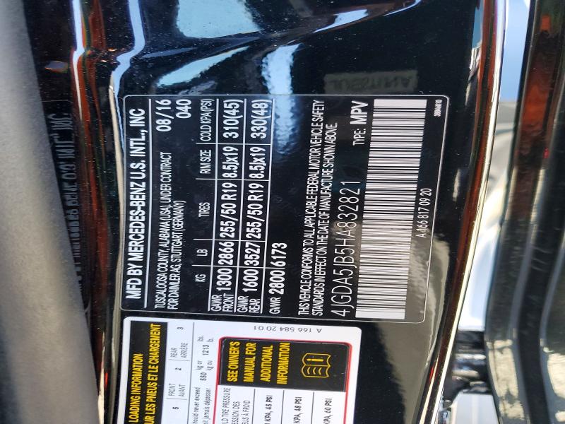 48692486 :رقم المزاد ، 4JGDA5JB5HA832821 vin ، 2017 Mercedes-benz Gle مزاد بيع