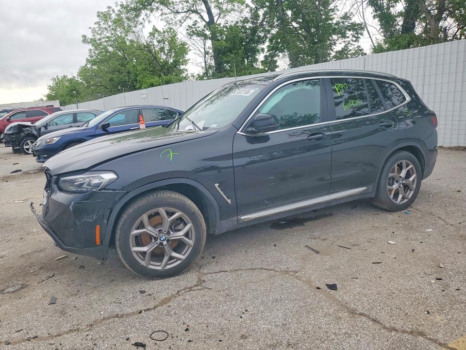 2023 Bmw X3 მანქანა იყიდება აუქციონზე, vin: 5UX53DP01P9S09410, აუქციონის ნომერი: 51522186