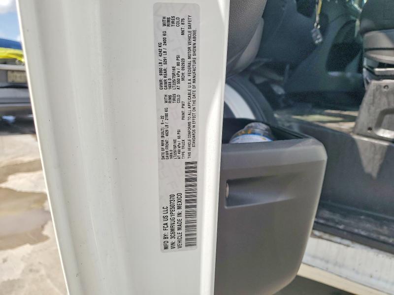 Продажа на аукционе авто 2023 Ram Promaster 3500, vin: 3C6MRVJG1PE507370, номер лота: 49541616