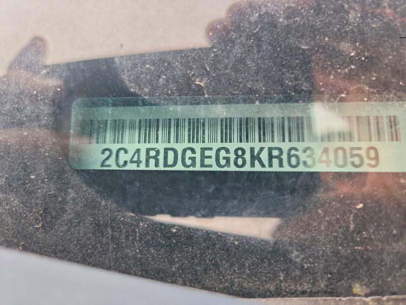 Продаж на аукціоні авто 2019 Dodge Grand Caravan, vin: 2C4RDGEG8KR634059, номер лоту: 50576986