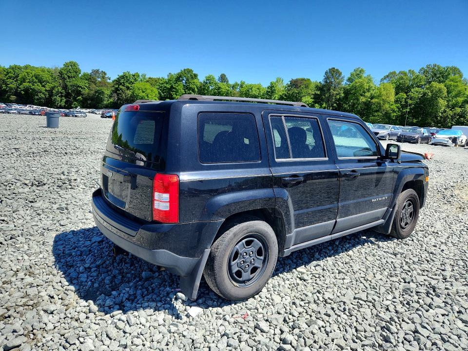2015 Jeep Patriot მანქანა იყიდება აუქციონზე, vin: 1C4NJPBB6FD377394, აუქციონის ნომერი: 51585556