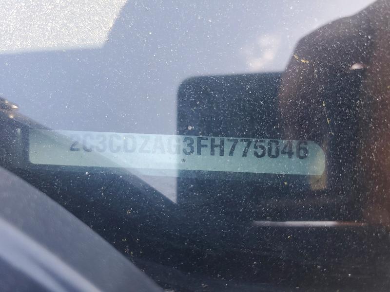 2015 Dodge Challenger მანქანა იყიდება აუქციონზე, vin: 2C3CDZAG3FH775046, აუქციონის ნომერი: 49656396