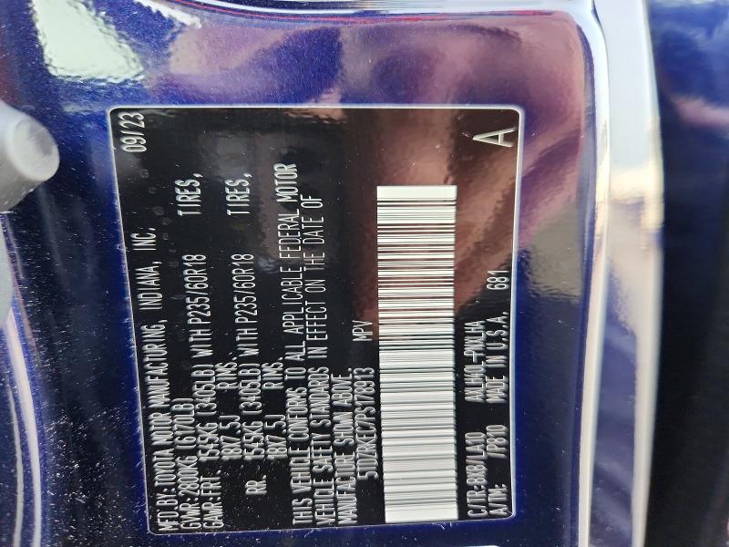 Aukcja sprzedaży 2023 Toyota Sienna, vin: 5TDZRKEC7PS178913, numer aukcji: 51346366