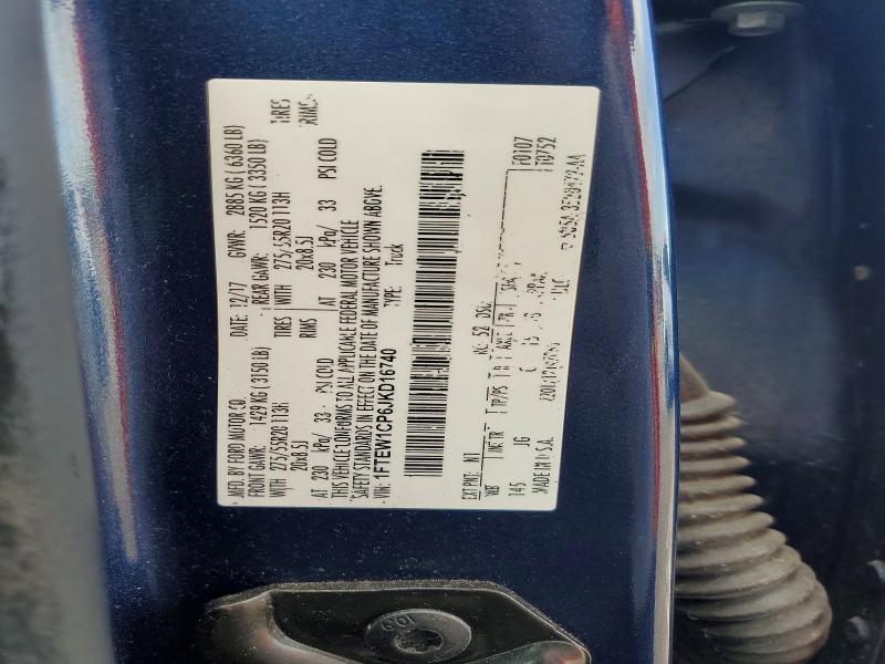 Aukcja sprzedaży 2018 Ford F150, vin: 1FTEW1CP6JKD16740, numer aukcji: 49430826