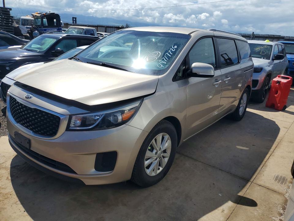 48717726 :رقم المزاد ، KNDMB5C16G6121538 vin ، 2016 Kia Sedona مزاد بيع