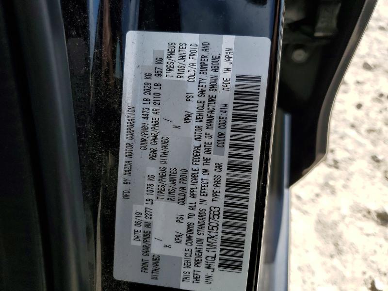 Aukcja sprzedaży 2019 Mazda 6, vin: JM1GL1VM7K1507563, numer aukcji: 48215426
