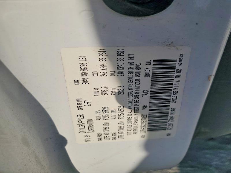 2007 Dodge Ram 1500 მანქანა იყიდება აუქციონზე, vin: 1D7HA18227S188911, აუქციონის ნომერი: 48887656