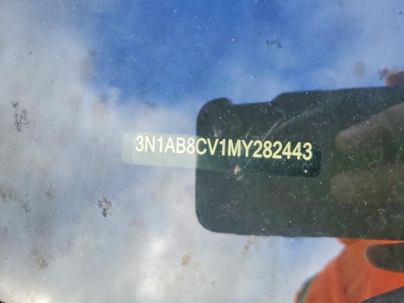 49222486 :رقم المزاد ، 3N1AB8CV1MY282443 vin ، 2021 Nissan Sentra مزاد بيع