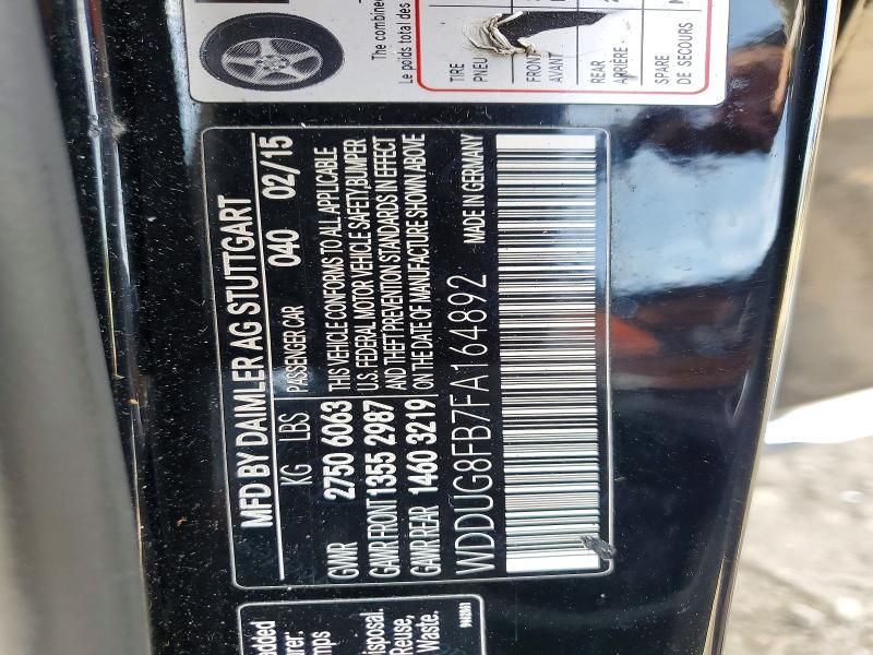 Продаж на аукціоні авто 2015 Mercedes-benz S, vin: WDDUG8FB7FA164892, номер лоту: 49751196