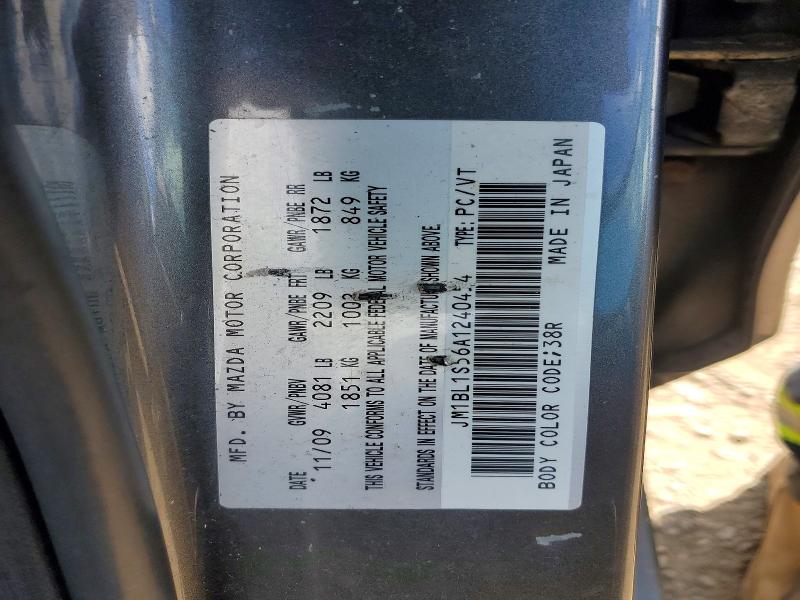 Aukcja sprzedaży 2010 Mazda 3, vin: JM1BL1S56A1240454, numer aukcji: 51271096