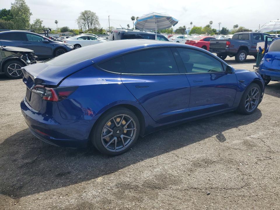 50439516 :رقم المزاد ، 5YJ3E1EB3NF191548 vin ، 2022 Tesla Model 3 مزاد بيع