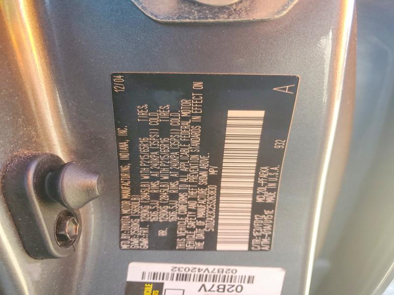 Aukcja sprzedaży 2004 Toyota Sienna, vin: 5TDZA23C25S263830, numer aukcji: 46765916