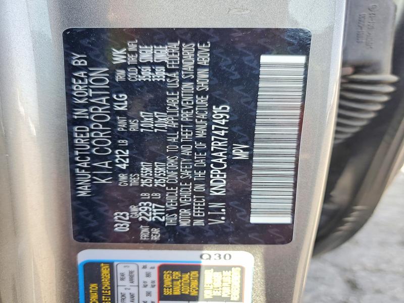 51496886 :رقم المزاد ، KNDEPCAA7R7474915 vin ، 2024 Kia Seltos مزاد بيع