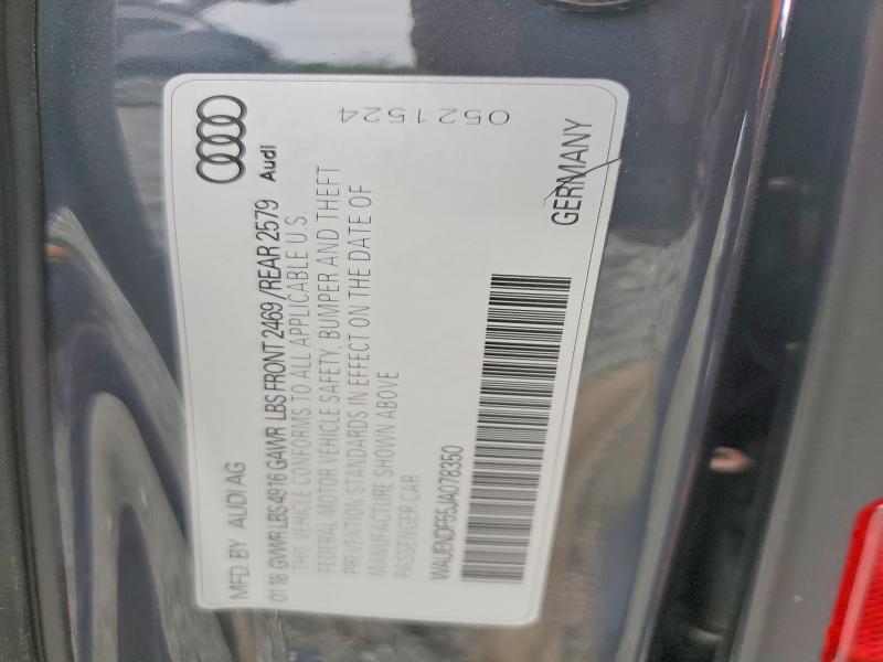 Продажа на аукционе авто 2018 Audi A5, vin: WAUENDF55JA078350, номер лота: 48148436